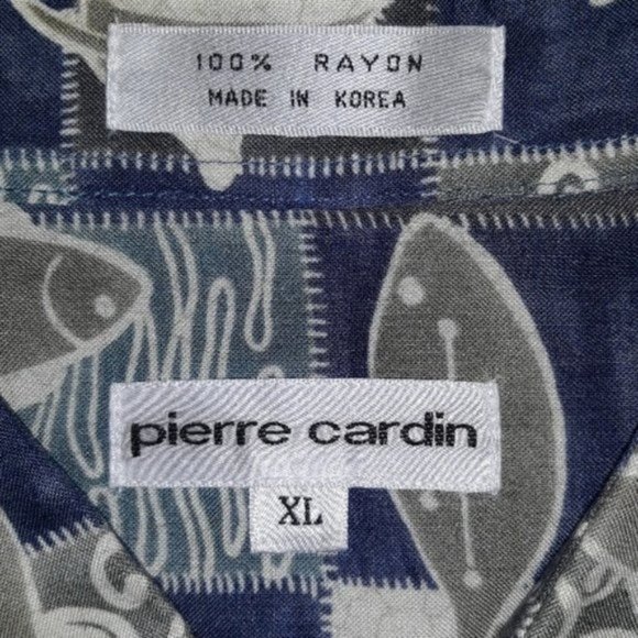 Pierre Cardin Mens Short Sleeve Button Up Shirt XL - Picture 6 of 6